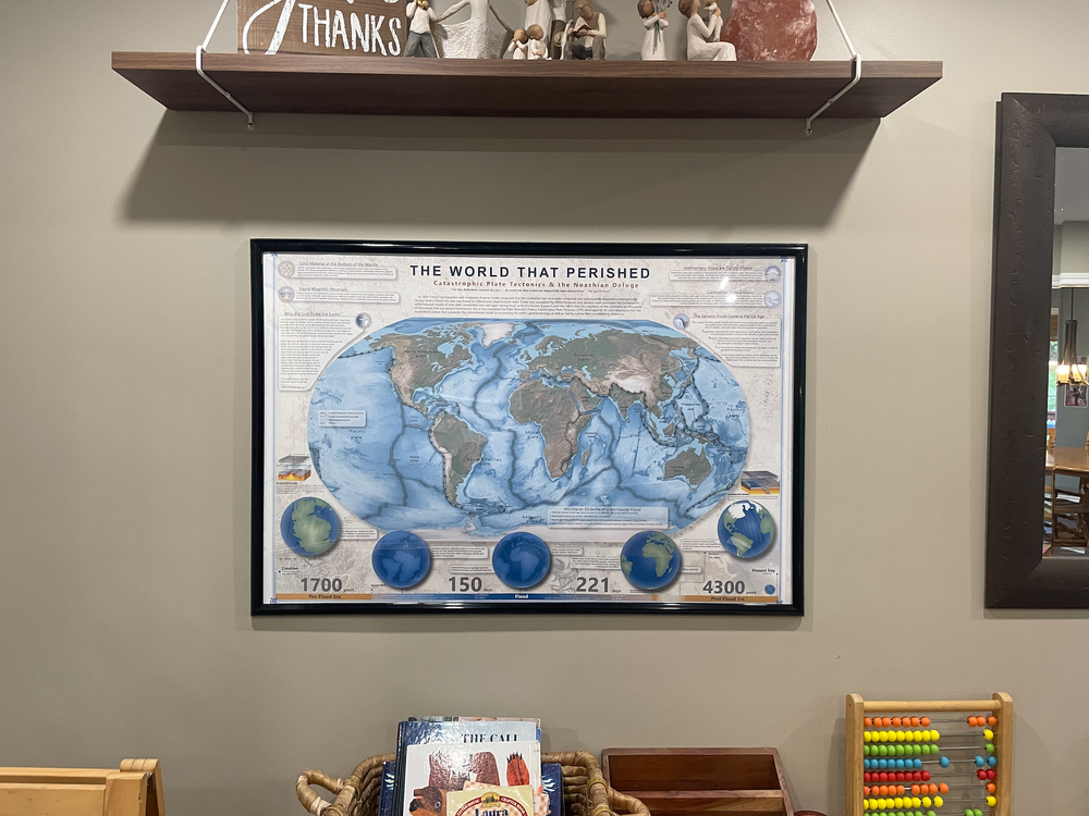 The World That Perished - framed display