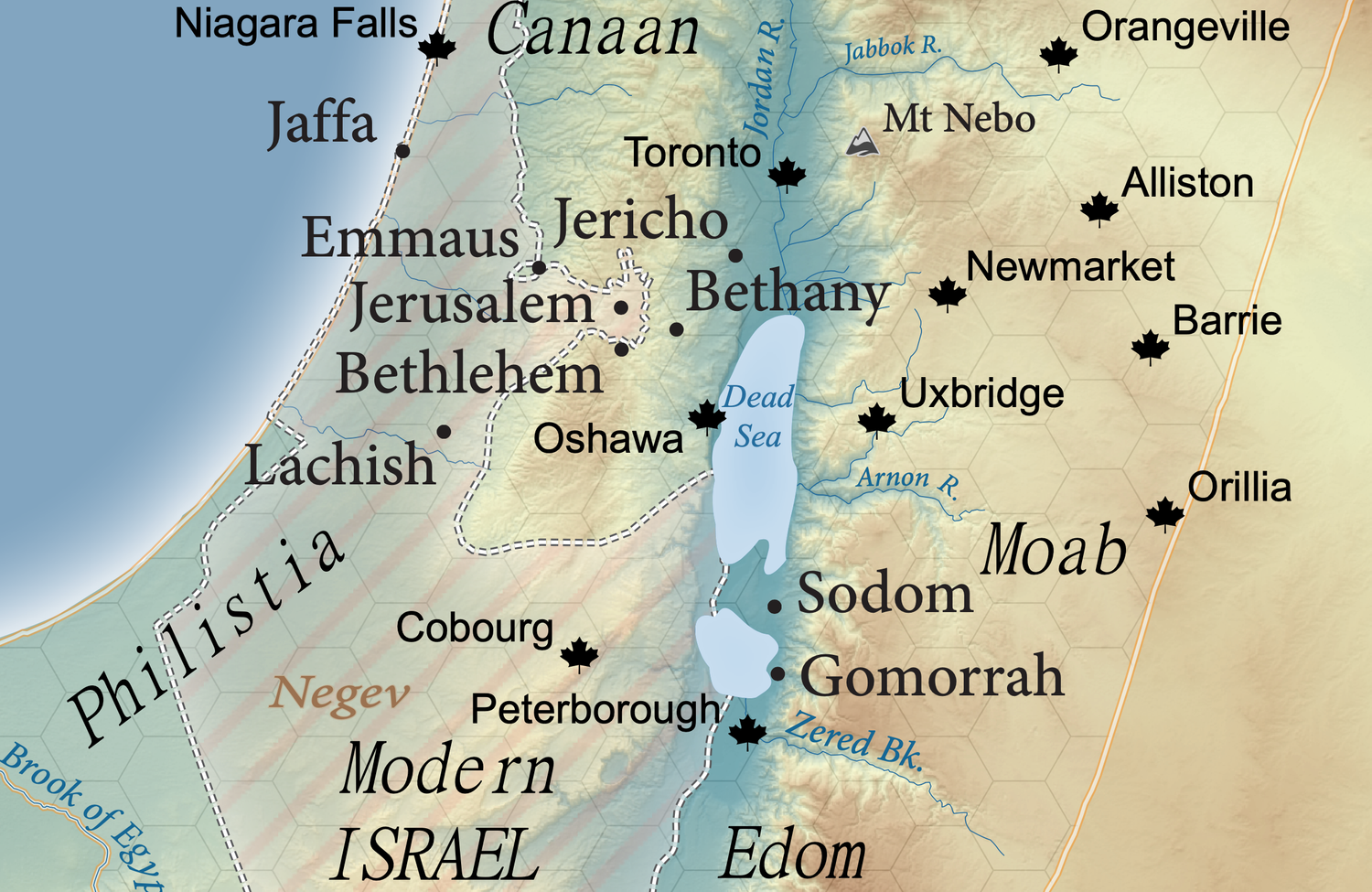 Map of Milk & Maple - close-up detail